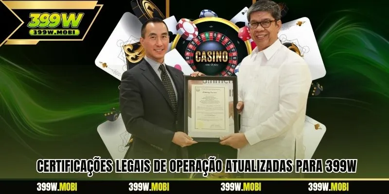 Certificações legais de operação atualizadas para 399W