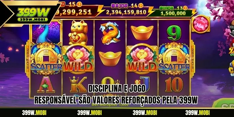 Disciplina e jogo responsável são valores reforçados pela 399W