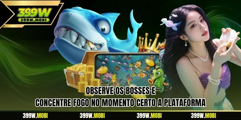 Observe os bosses e concentre fogo no momento certo a plataforma
