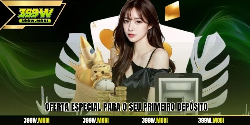 Oferta especial para o seu primeiro depósito