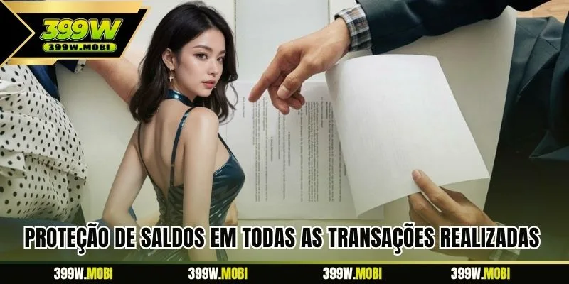 Proteção de saldos em todas as transações realizadas